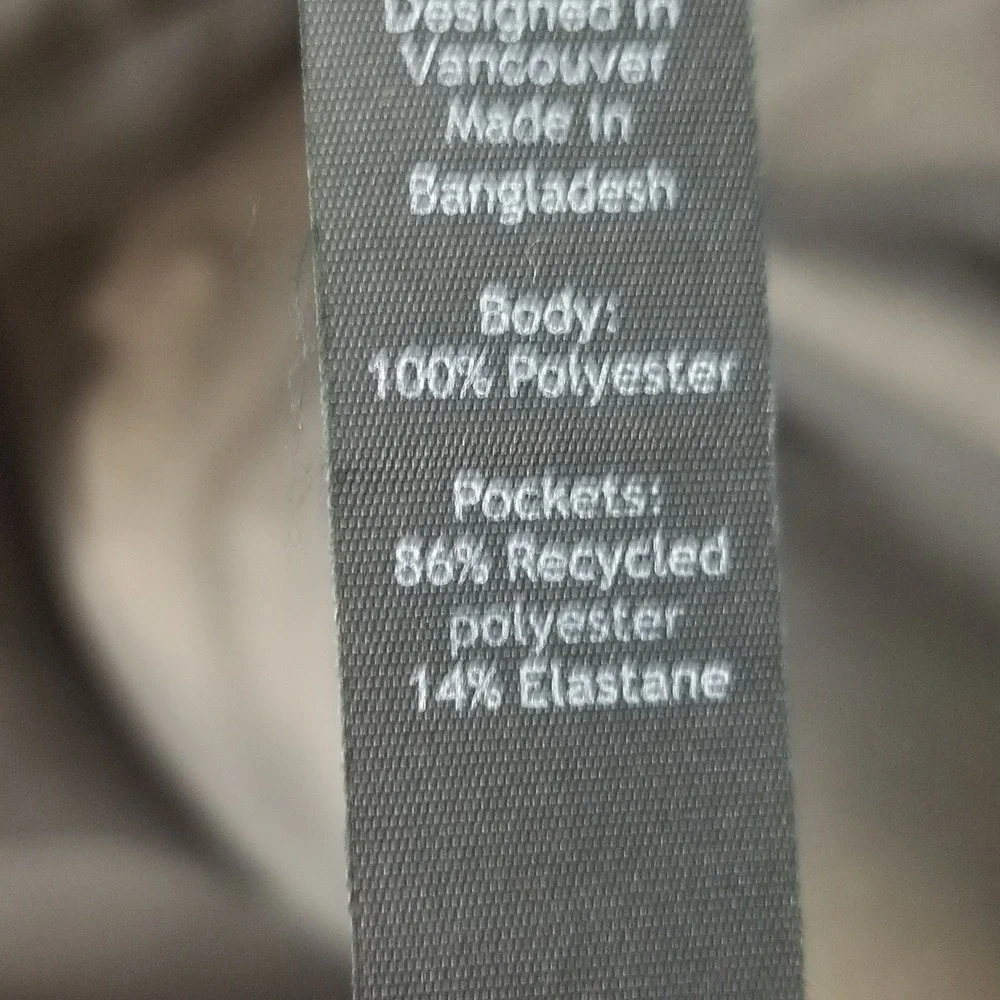 Lululemon Pants Mens 38‎ Grey Commission Slim Fit 5-Pocket Technical Trousers